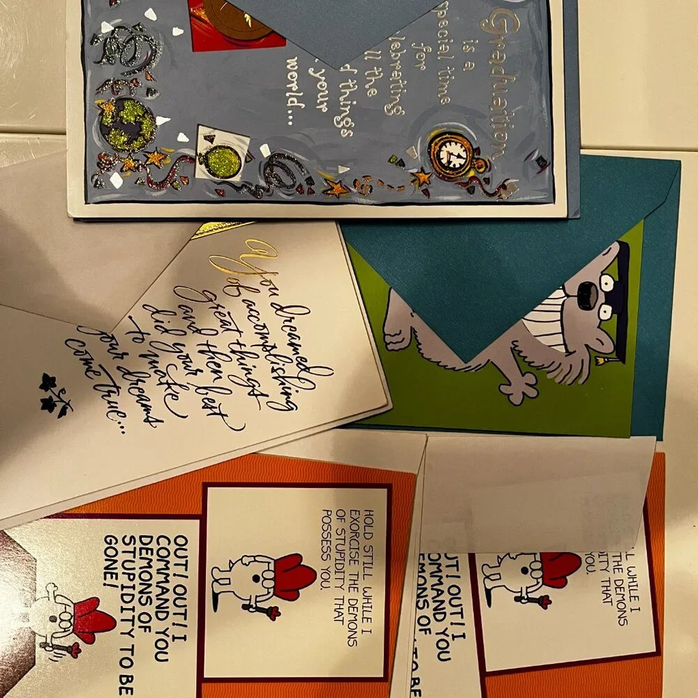 Graduation Cards (Lot of 5 Cards)‎ (2 from Dilbert)